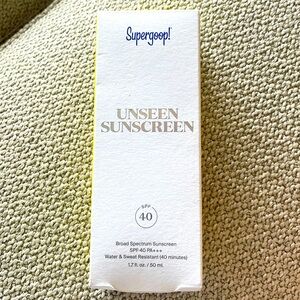BRAND NEW Supergoop unseen sunscreen SPF 40!